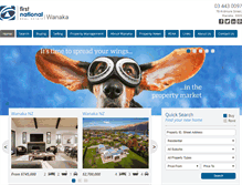 Tablet Screenshot of firstnationalwanaka.com